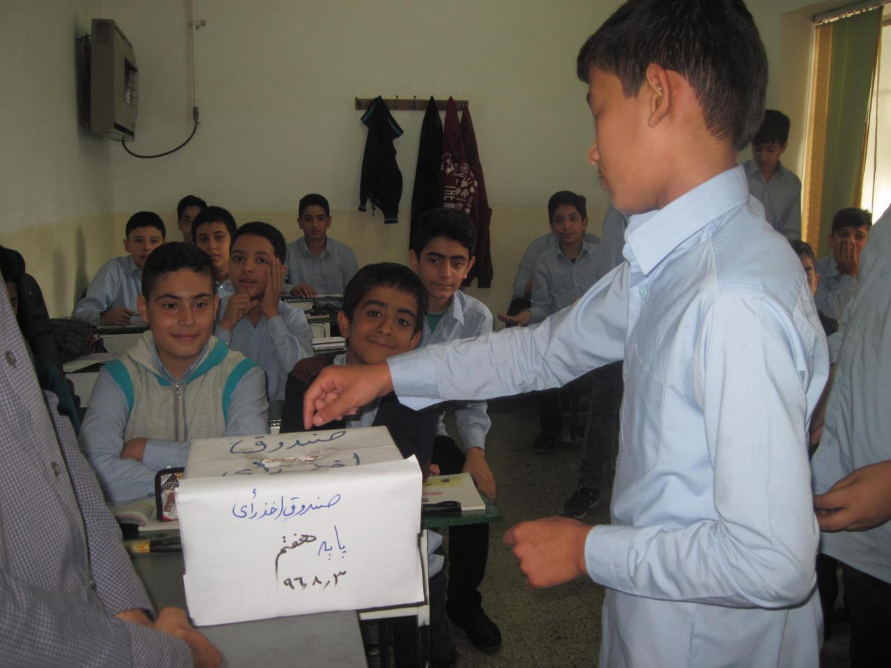 انتخابات شورای دانش آموزی دبیرستان فارابی روز چهارشنبه ۹۶/۰۸/۰۳